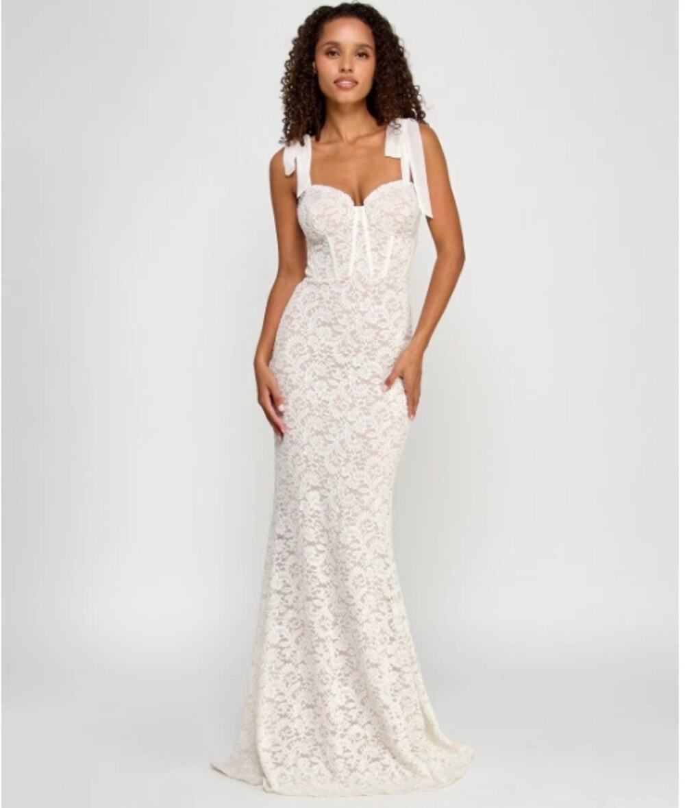 New city studio Trendy hlotter lace corset dress size 15/16